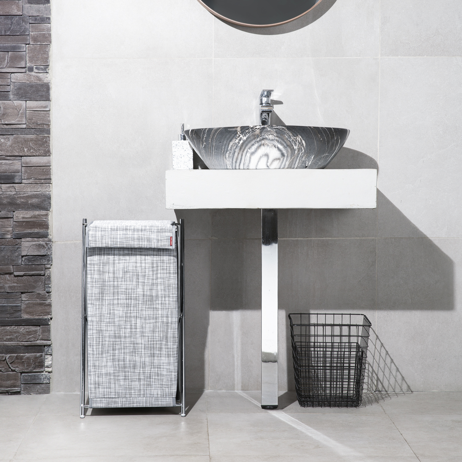 Корзина для белья CASY HOME 30х25х60см BR-033 - фото 2