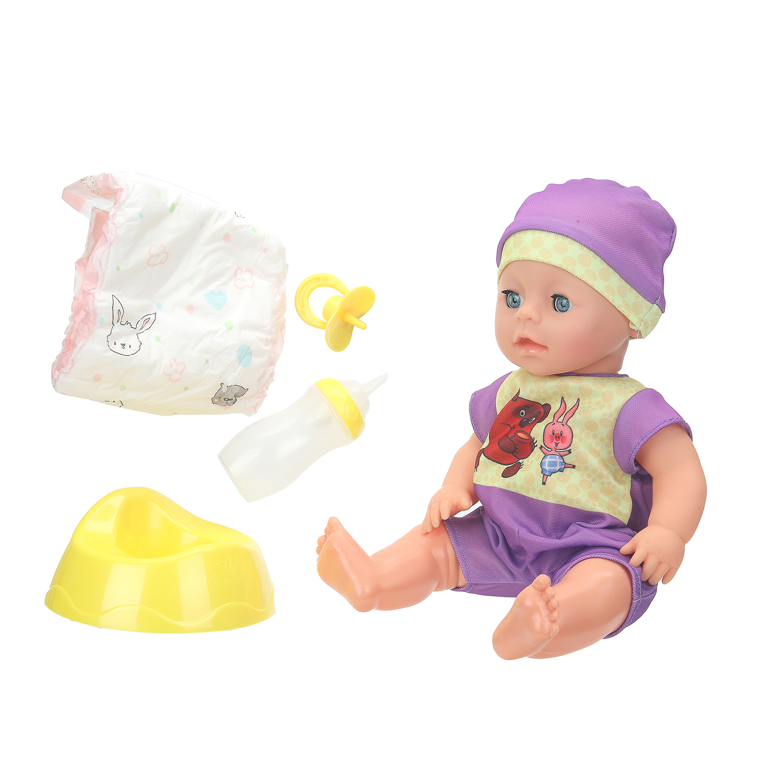 Кукла пупс Карапуз высота 30 см 401383 - фото 2