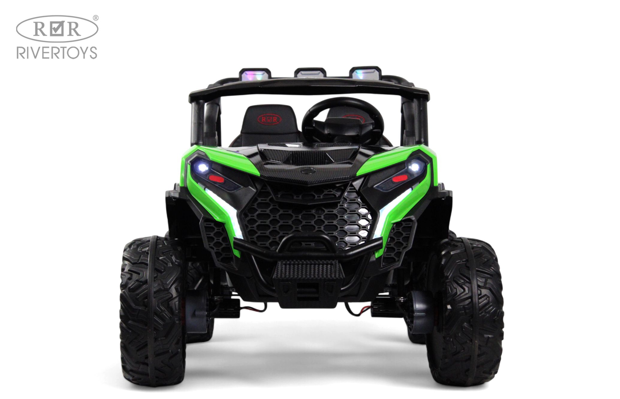 Электромобиль RIVERTOYS K555KK-BUGGY-GREEN С пультом ДУ - фото 3