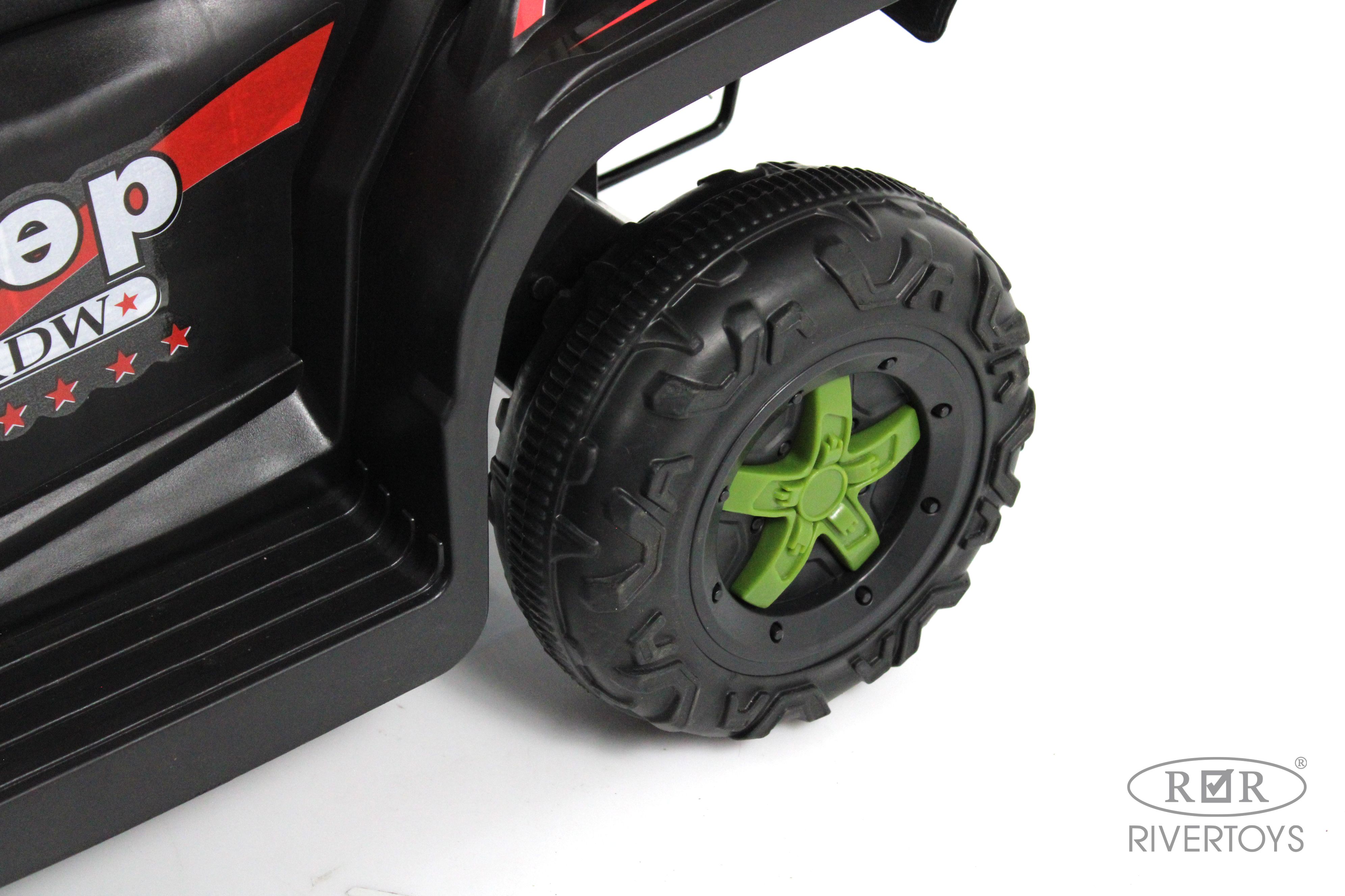 Электромобиль RIVERTOYS G003GG-GREEN С пультом ДУ - фото 11