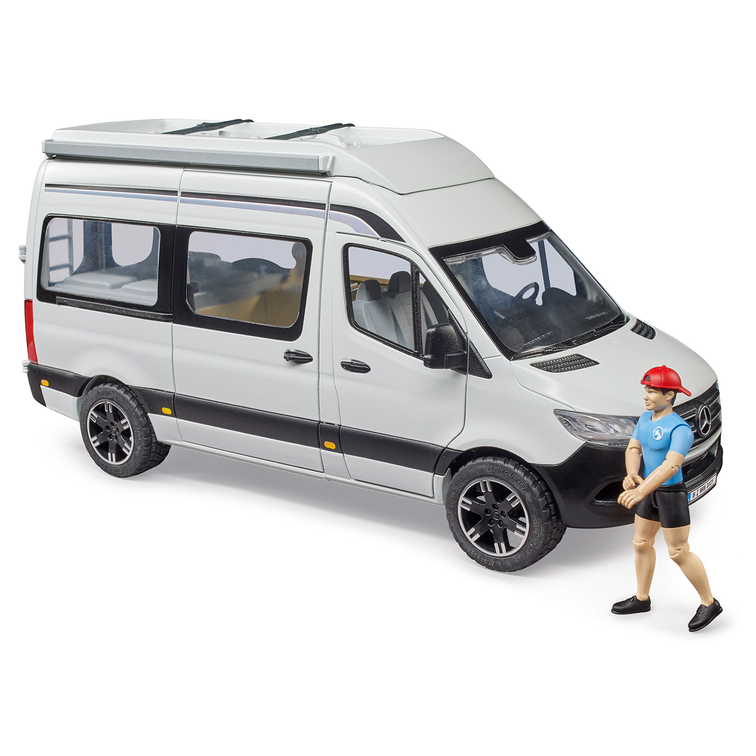 Автомобиль Bruder Mercedes Sprinter туристический 02-672 - фото 6