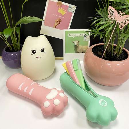 Пенал косметичка Юнландия Paw Pink