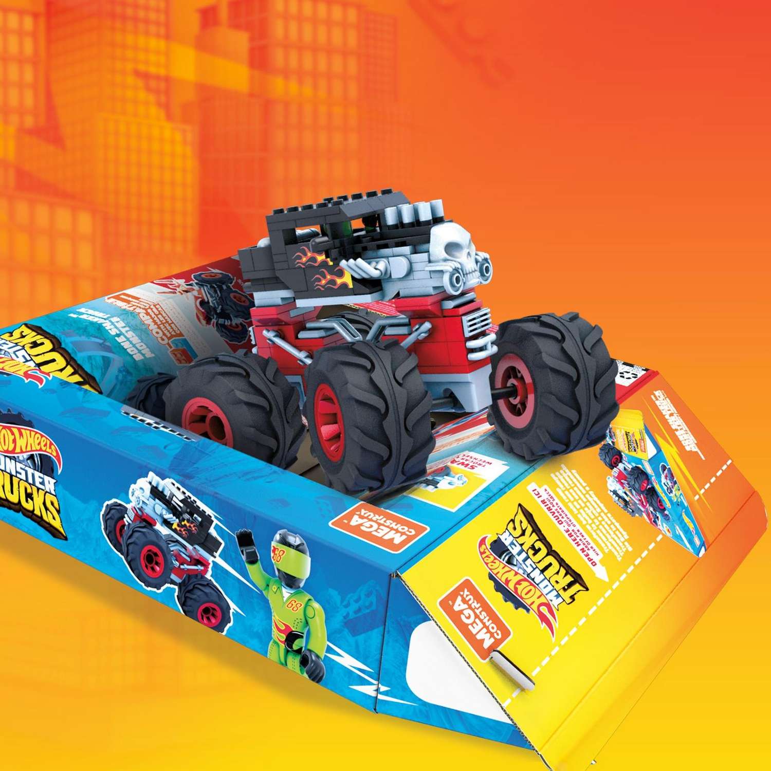 Конструктор Mega Construx Hot Wheels Монстр-трак в ассортименте - фото 21