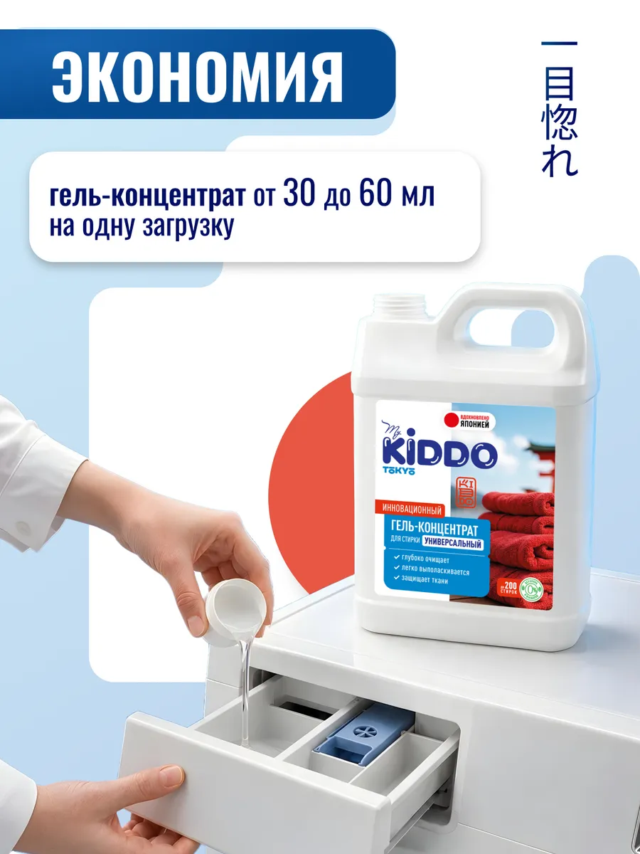 Гель для стирки Kiddo универсальный 5 л - фото 7