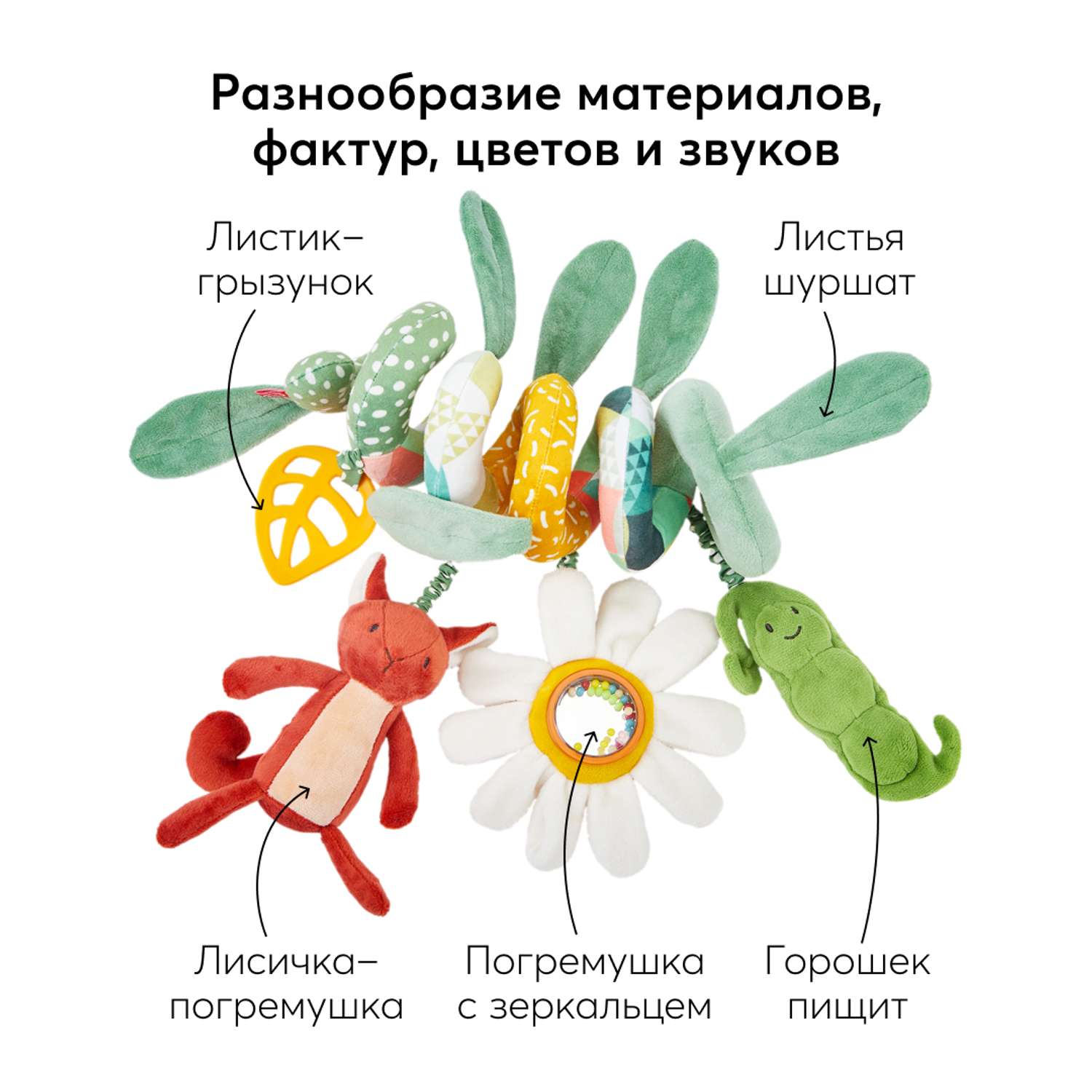Игрушка Happy Baby подвеска Спираль - фото 5