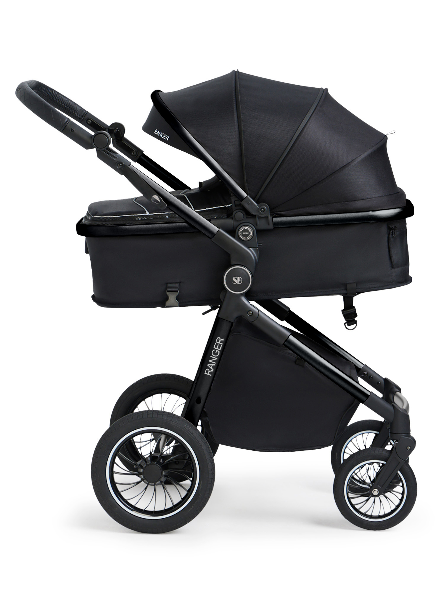 Коляска 3в1 Sweet Baby Ranger Neo Black Glossy черный - фото 18