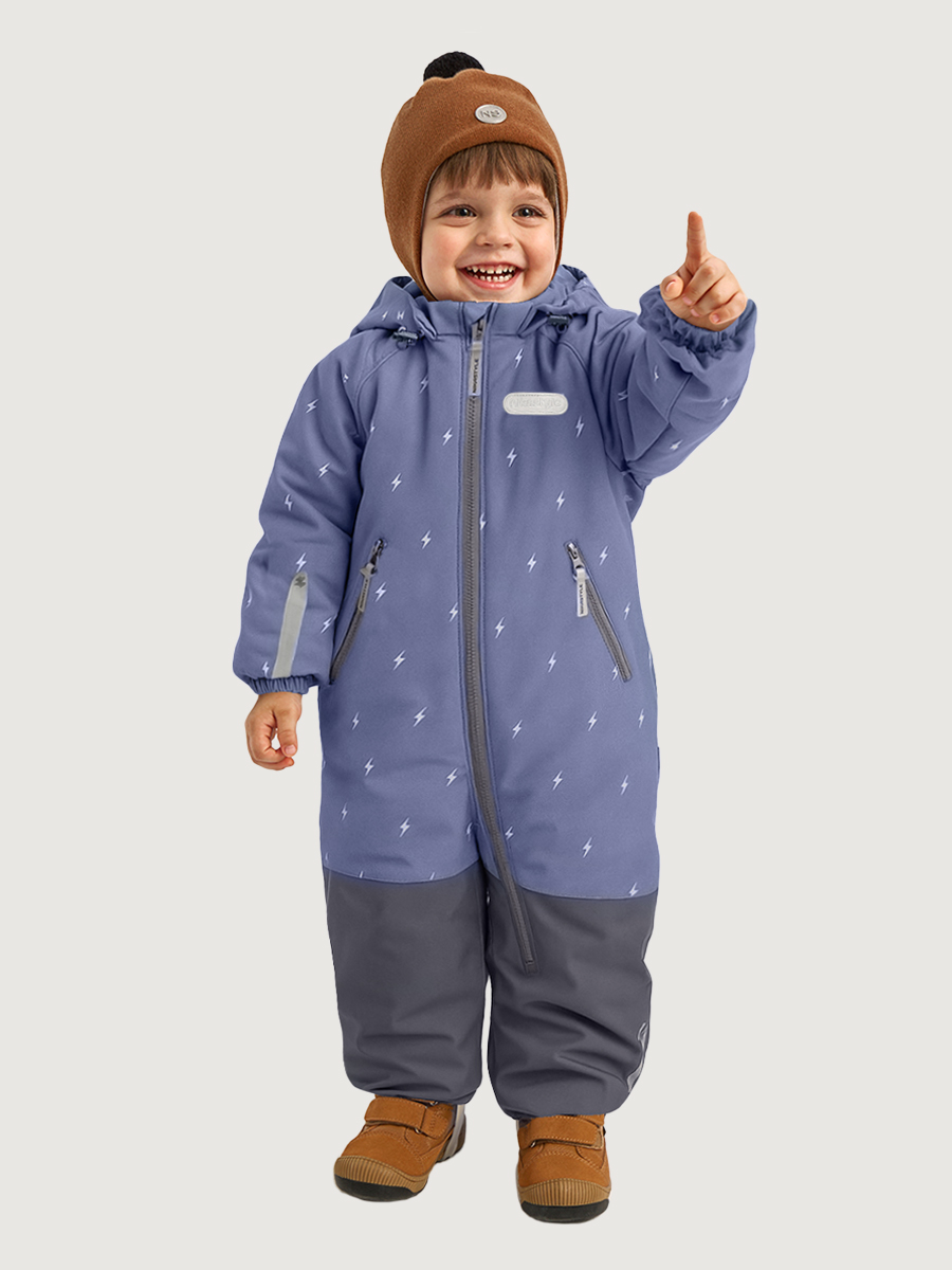 Комбинезон NIKASTYLE 8м0526 деним/серый - фото 1