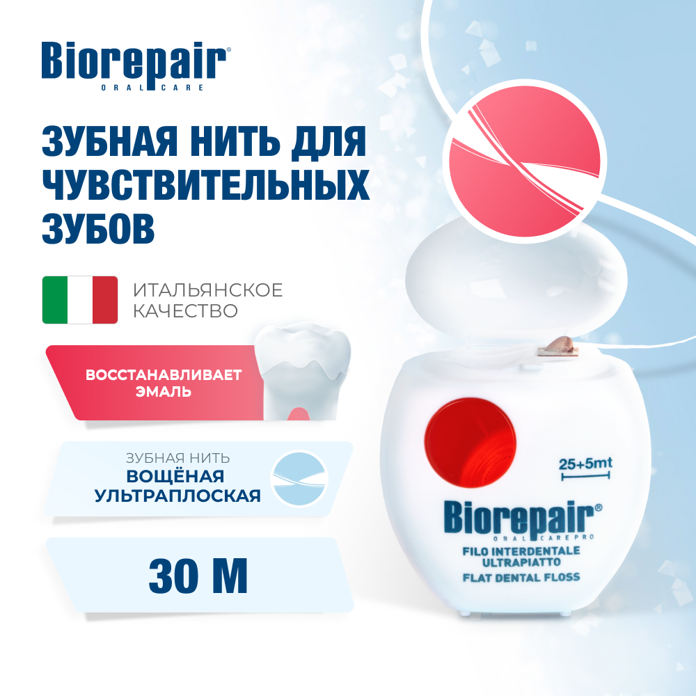 Зубная нить Biorepair от 10 лет 1 шт. - фото 1