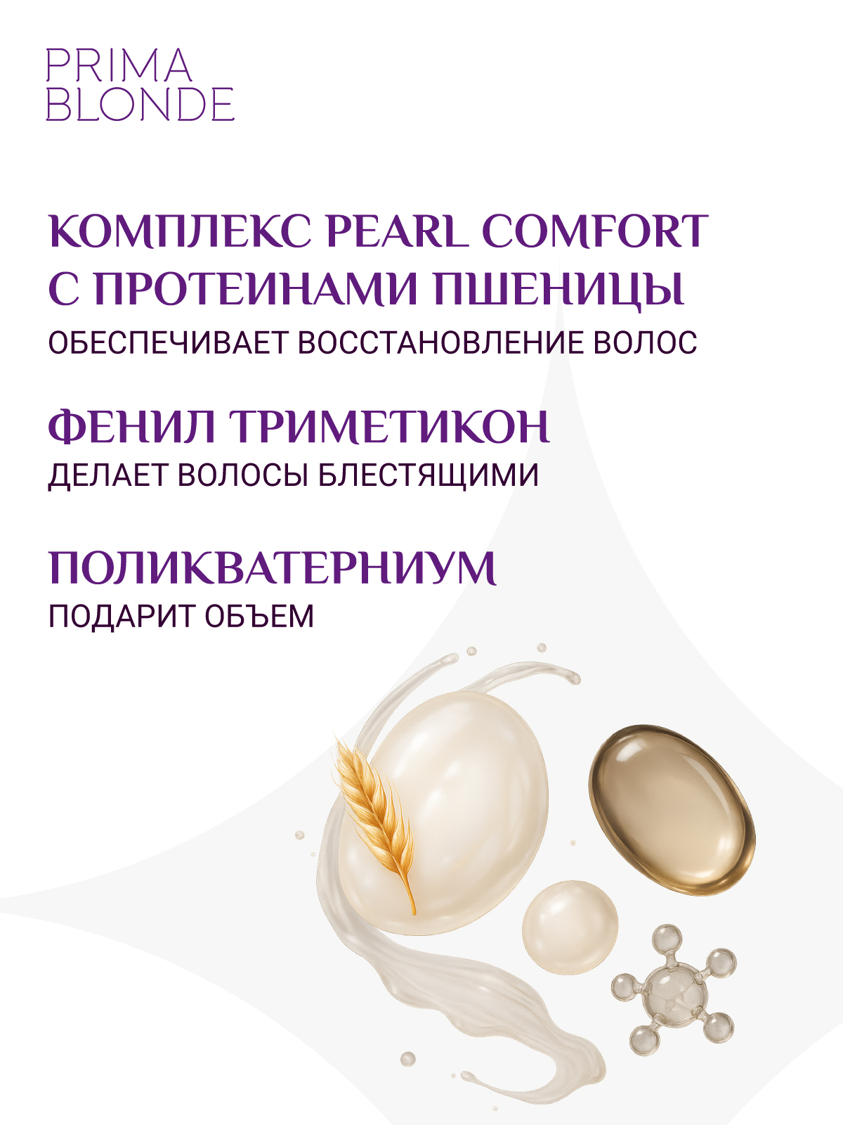 Спрей ESTEL PRIMA BLONDE для блондированных волос двухфазный 200 мл - фото 3