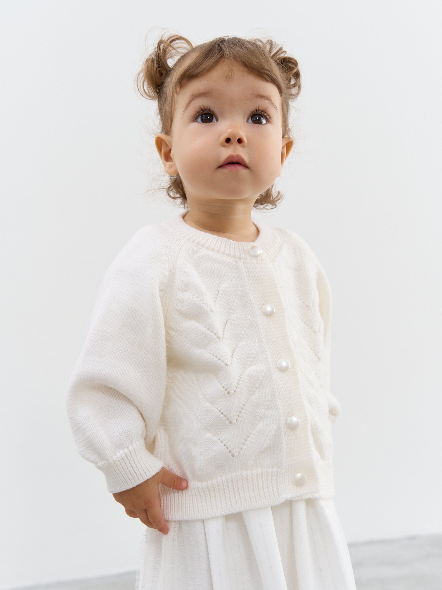 Кардиган BUNGLY 1R9094/Снежинка - фото 3