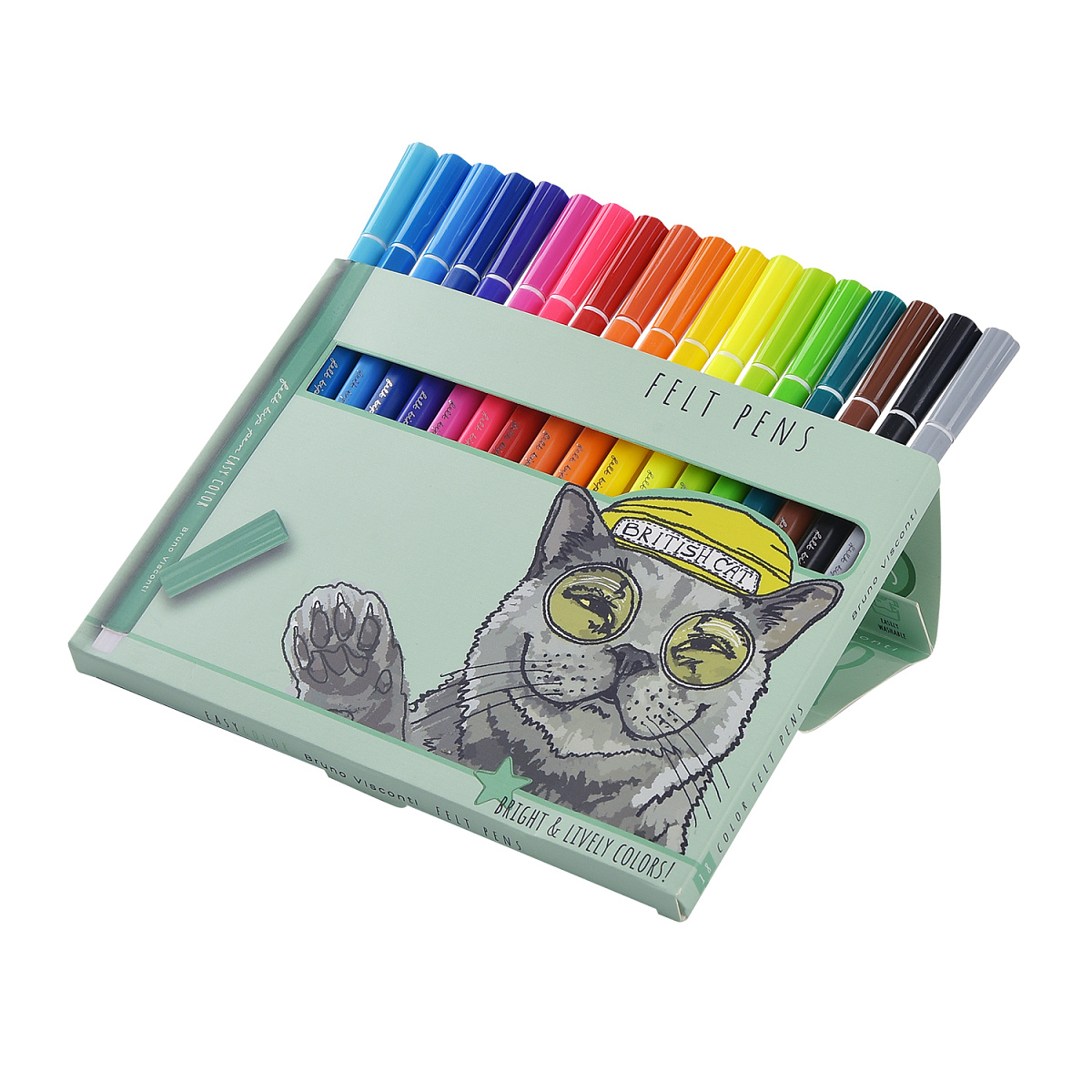 Фломастеры Bruno Visconti 18 цв. - фото 2