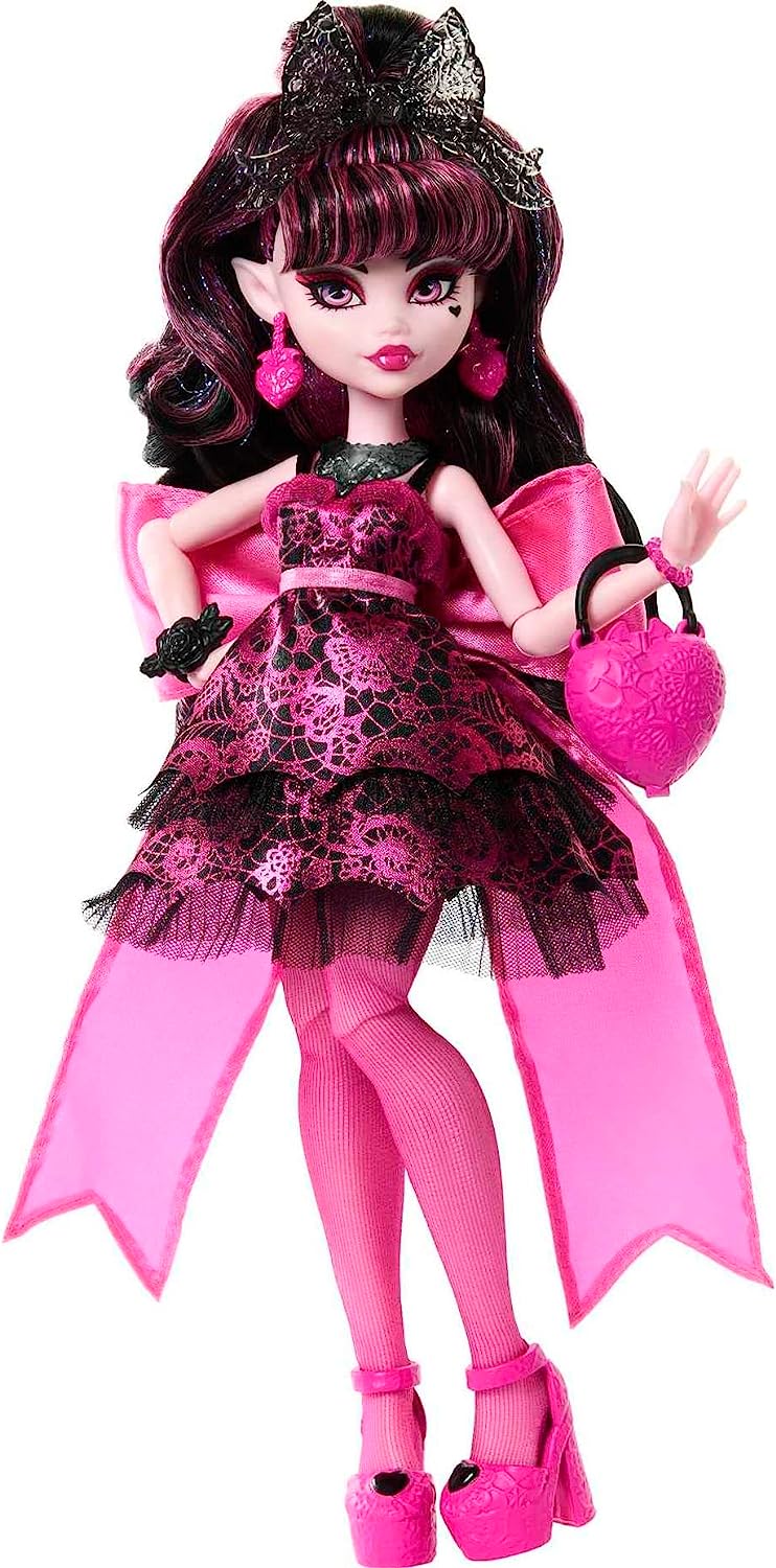 Кукла модельная Monster High Draculaura HNF68 - фото 6