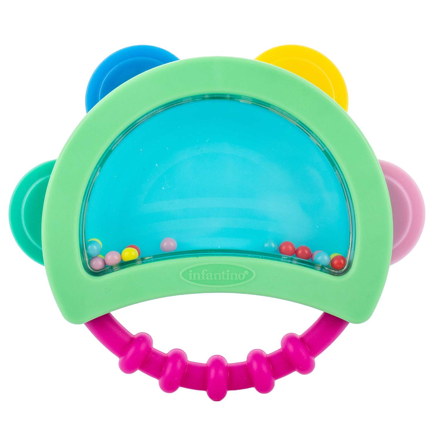 Игрушка INFANTINO погремушка Бубен - фото 3