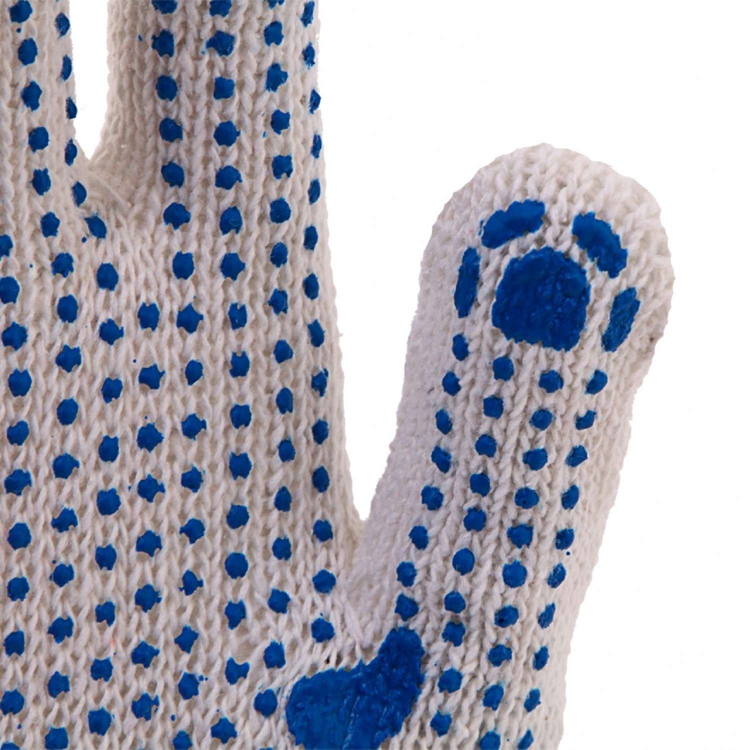 Перчатки . для ремонтных и строительных работ 7класс с ПВХ точкой 67774 - фото 3