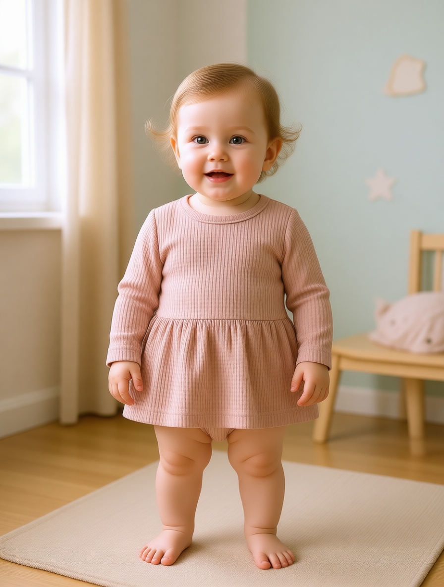 Боди-платье Amelli 290.035.0.0.090сир - фото 2