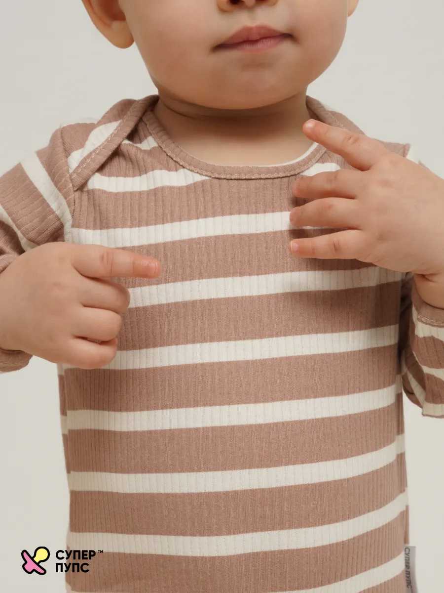 Боди 3 шт Супер Пупс нбр/3пр/бд/sk20/полоска/сон - фото 25