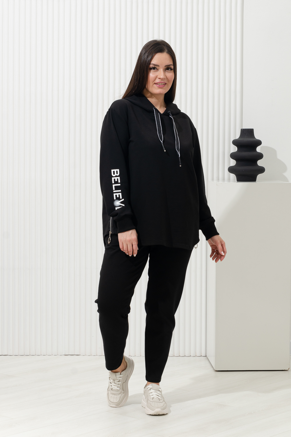 Костюм Натали Суслова 9213 черный - фото 1