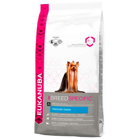 Корм для собак Eukanuba 1кг Dog DNAl с мясом птицы для йоркширских терьеров