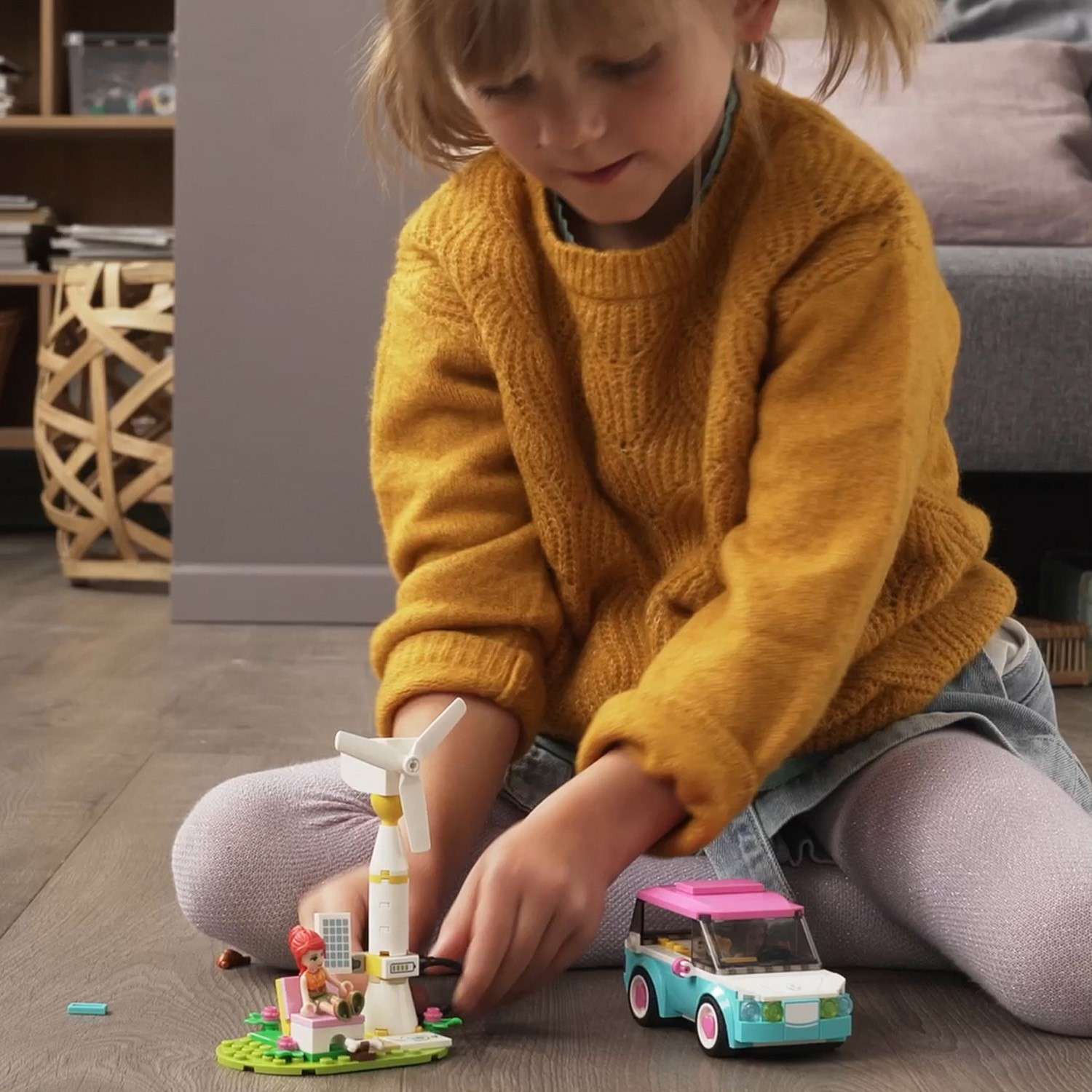 Конструктор LEGO Friends Электромобиль Оливии блочный - фото 11