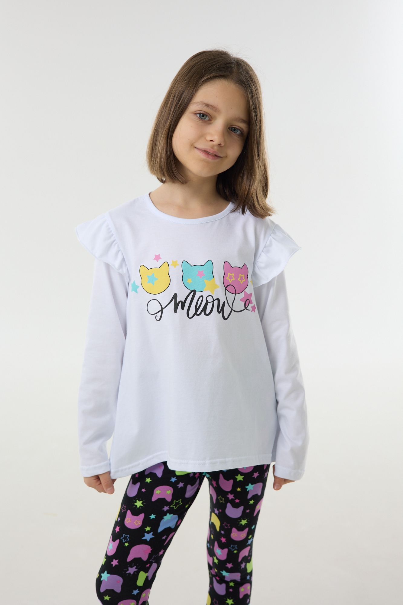 Костюм YAXX 021--Костюм киска/белый (К+Л) - фото 10