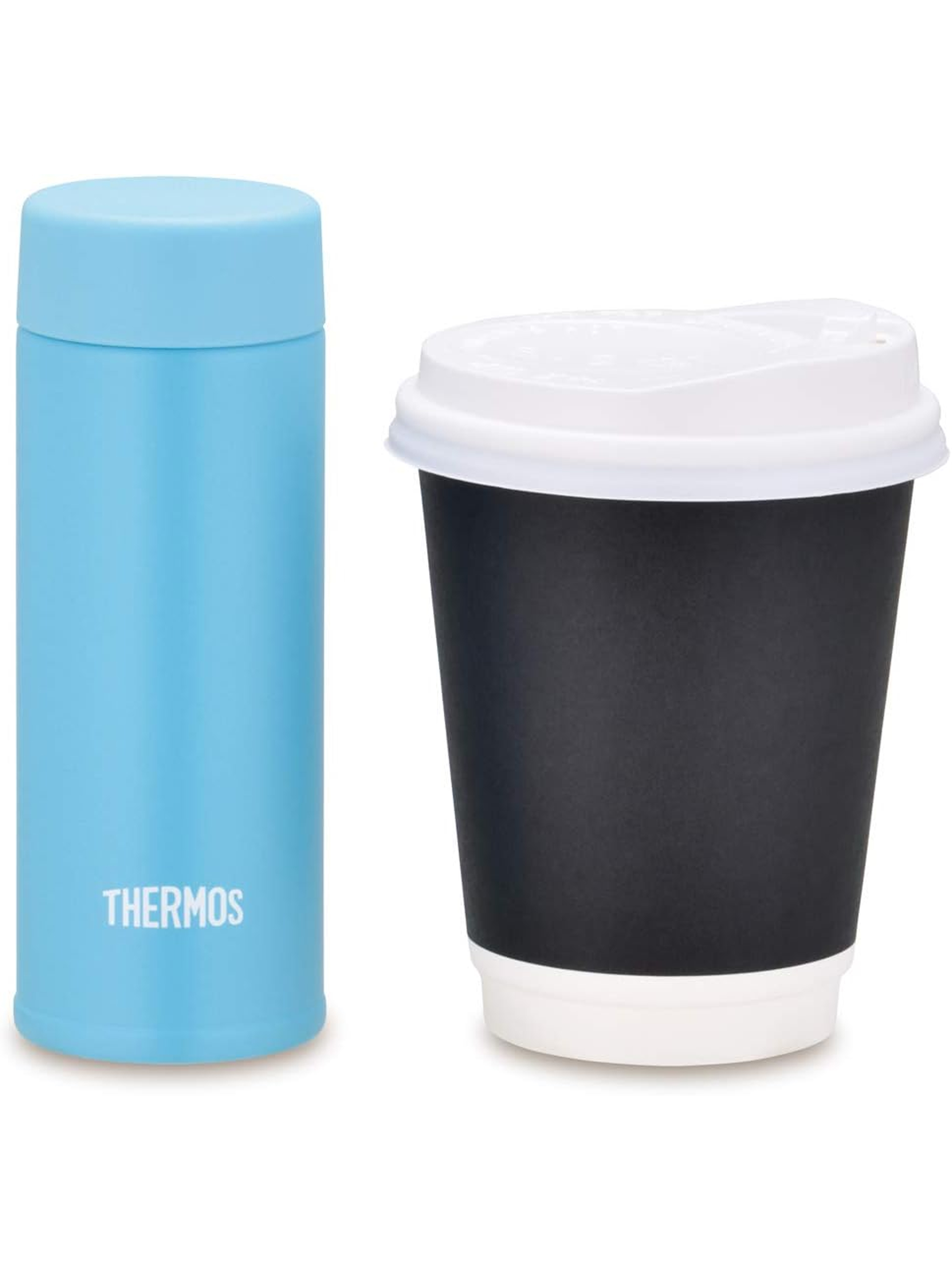 Мини-термос для кофе чая 120 мл THERMOS JOJ-120 голубой – нержавеющая сталь герметичный тепло/холод 6/8 часов - фото 7