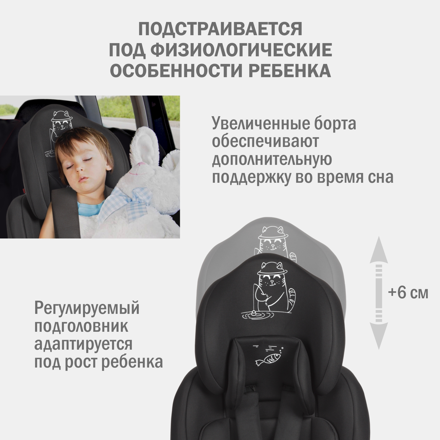 Автокресло SIGER Siger Стар Isofix Lux Isofix 1/2/3 (9-36 кг) - фото 7