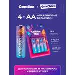 Пальчиковая батарейка Camelion x Фиксики LR6-BP4Fix