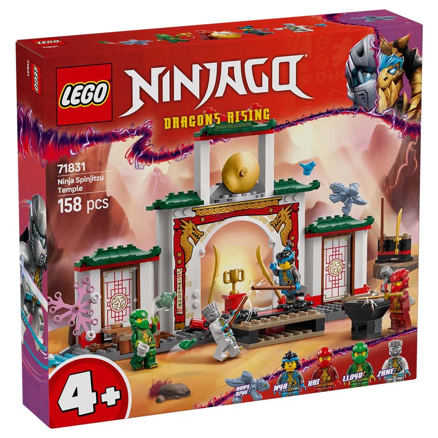 Конструктор LEGO NINJAGO Храм Кружитцу Ниндзя 158 дет. - фото 10