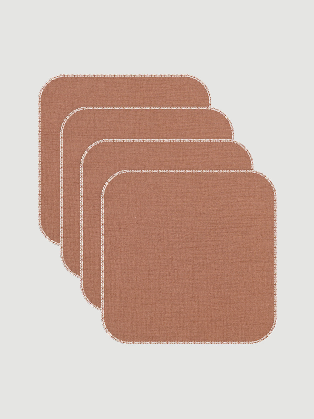 Нагрудник Mjolk текстиль 4 шт. - фото 1