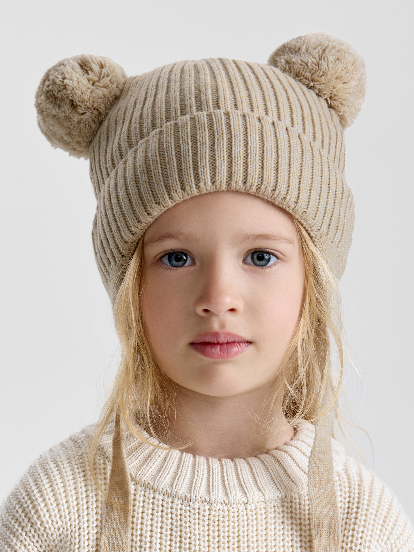 Шапка Happy Baby 89161-0_milky - фото 1