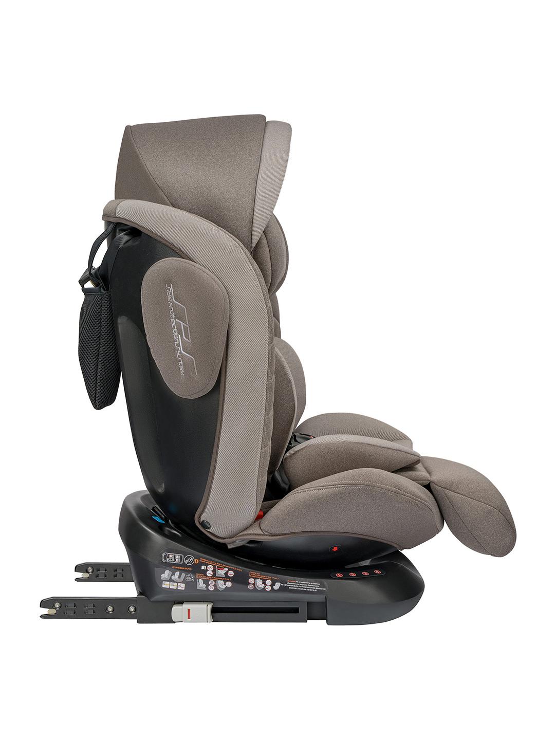 Автокресло Indigo SMART+ бежевый-коричневый Isofix 0+/1/2/3 (0-36 кг) - фото 8