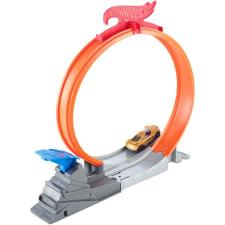 Трек Hot Wheels Огненный прыжок 3 с пусковой установкой