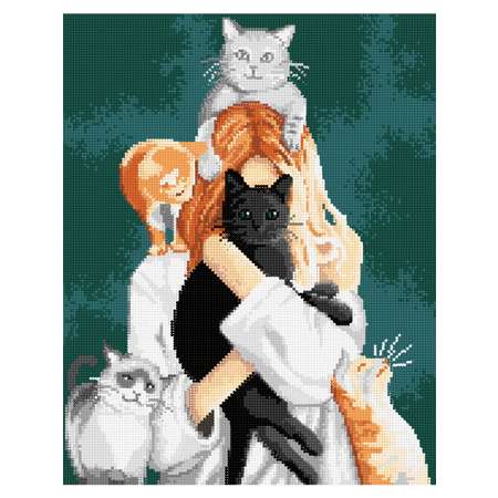 Алмазная мозаика Art sensation Кошачьи обнимашки в ассортименте