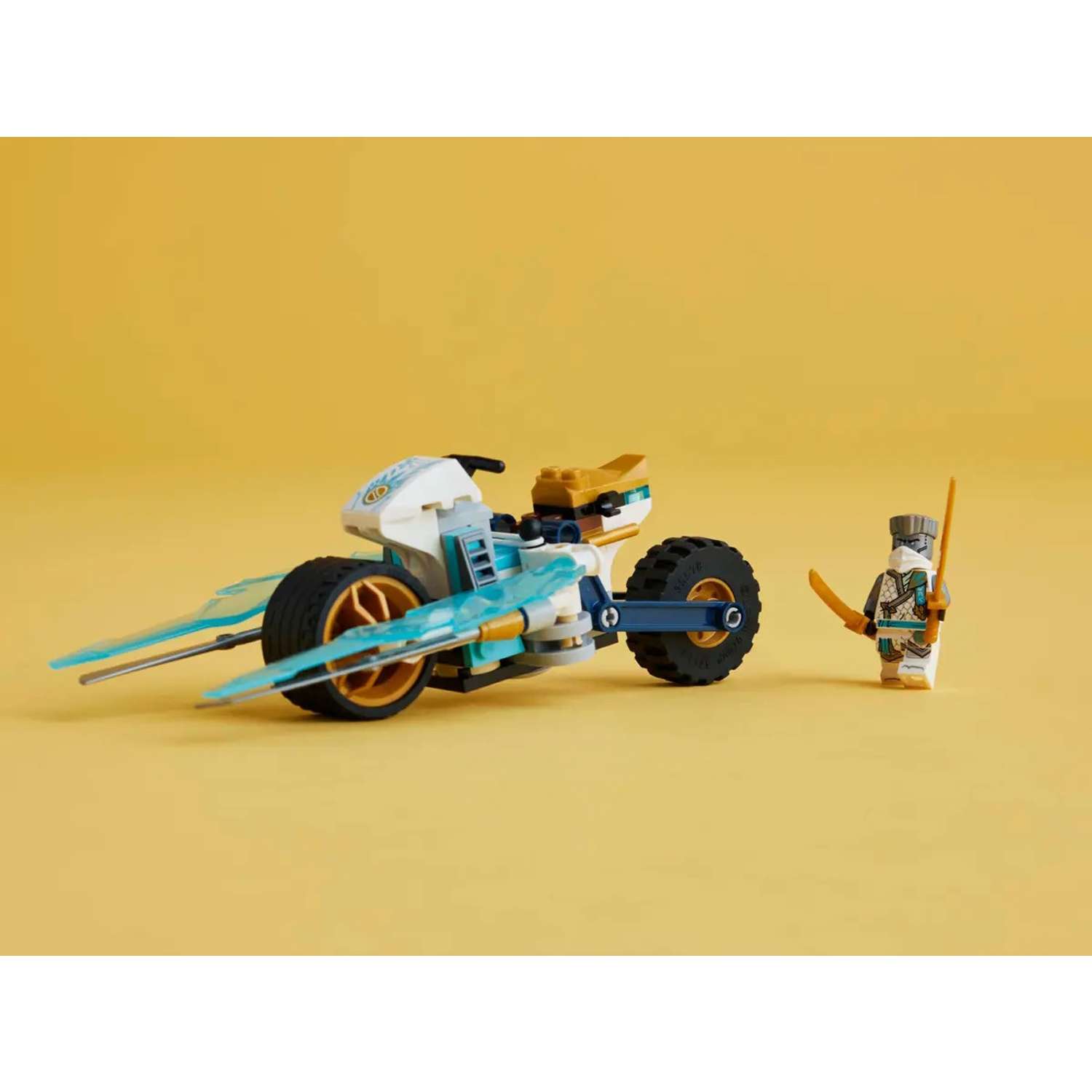Конструктор LEGO NINJAGO Ледяной мотоцикл Зейна 84 дет. - фото 9