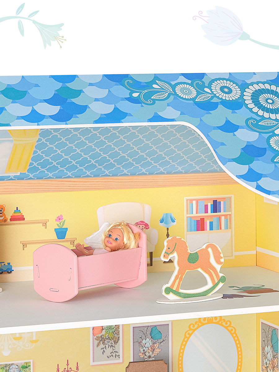 Домик для кукол PAREMO 135 см с мебелью PD316 - фото 14