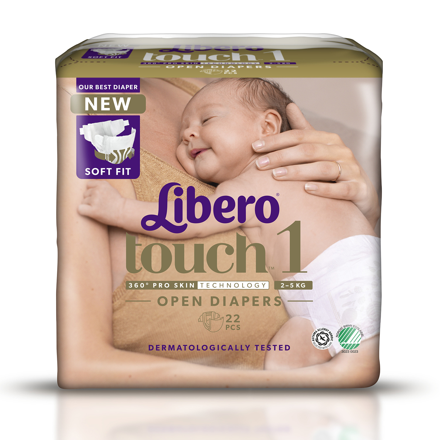 Подгузники Libero 1 (2-5 кг) 22 шт. - фото 2