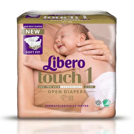 Подгузники Libero 1 (2-5 кг) 22 шт.