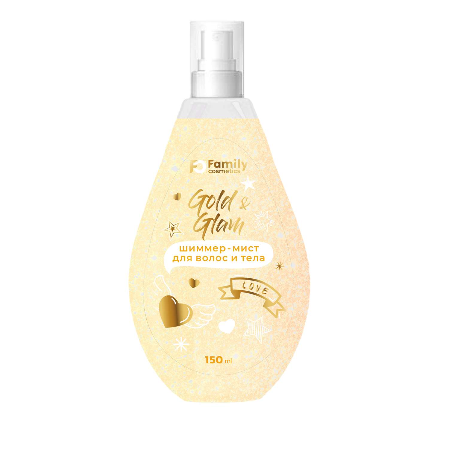Экстракт Family cosmetics шиммер-мист для волос и тела 150 мл - фото 1
