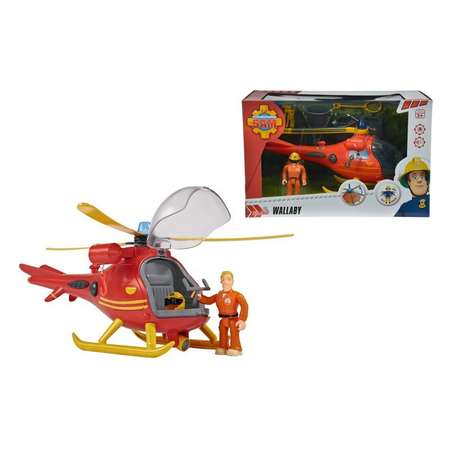 Вертолет Fireman Sam красный
