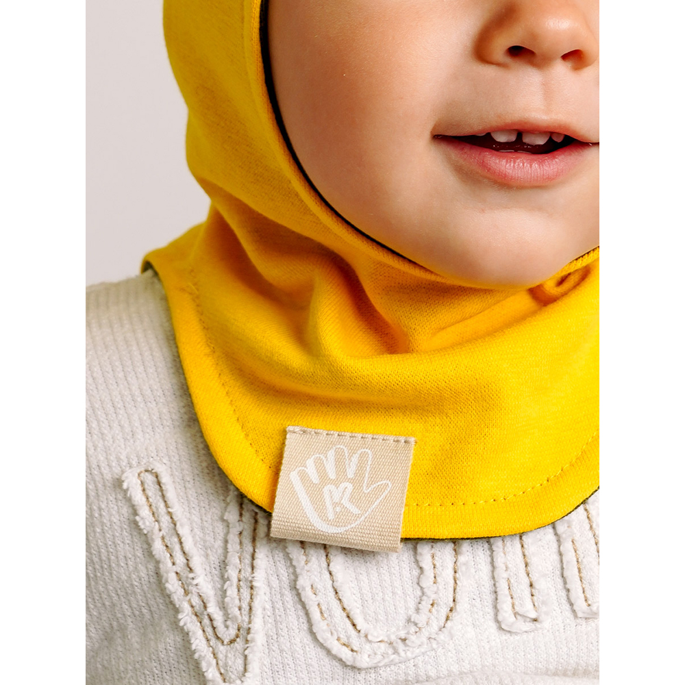 Шапка-шлем ПриКиндер U-A_221079 Цвет: Хаки/желтый - фото 12