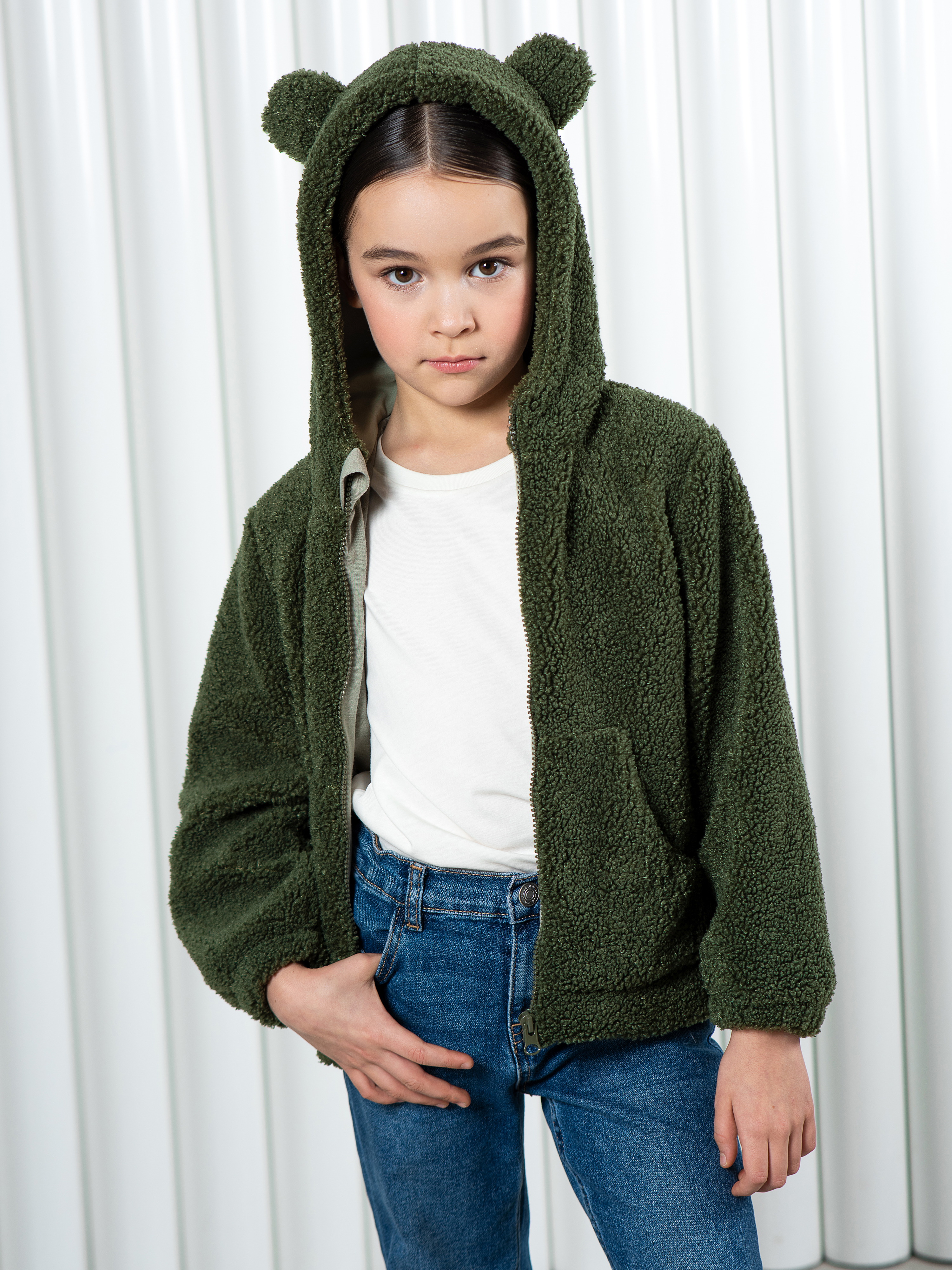 Толстовка LisaWeta FC-01-24 хаки - фото 11