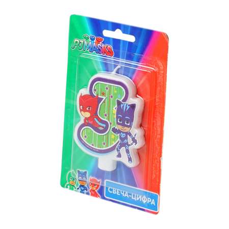 Набор для творчества PJ masks Свеча цифра №3