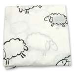 Пододеяльник Amarobaby Овечки на молнии Белый