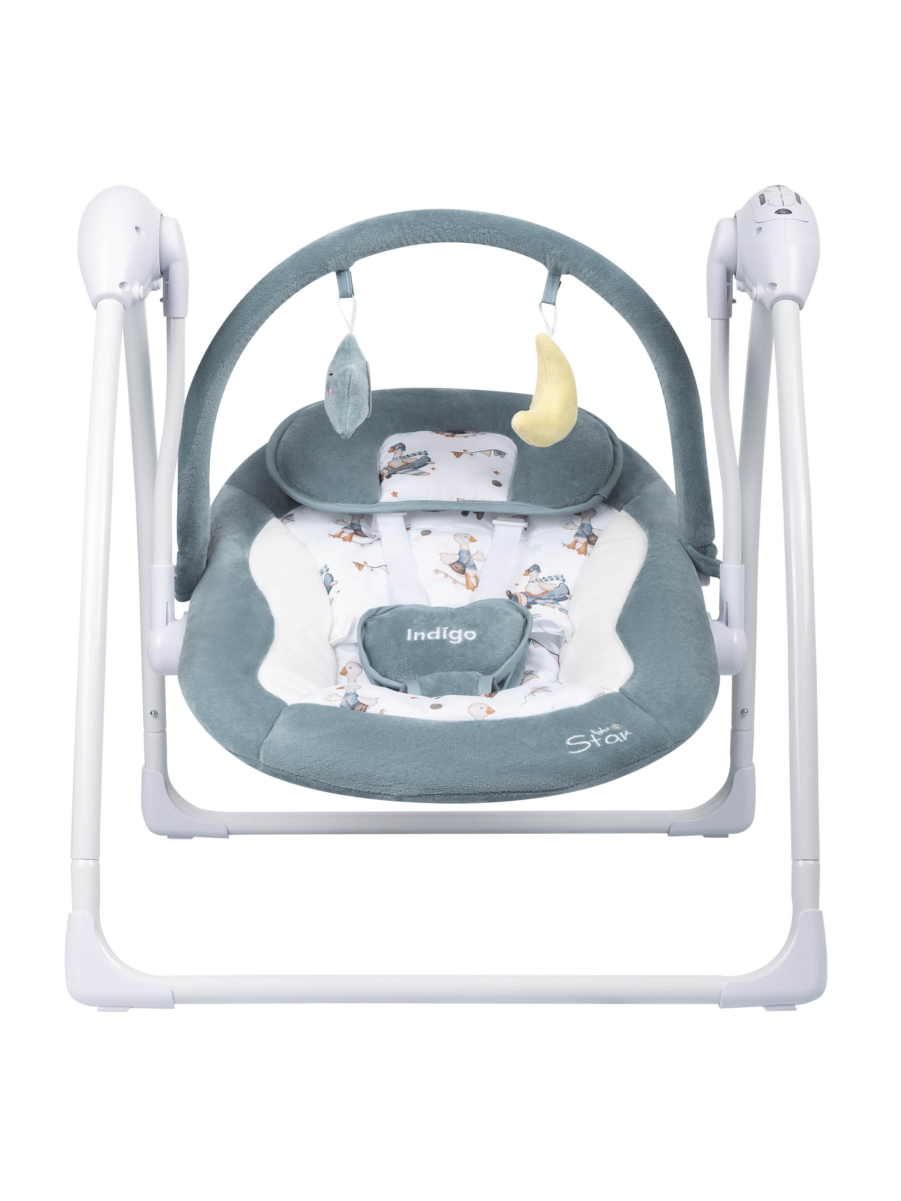 Качели Indigo Star light синий - фото 14