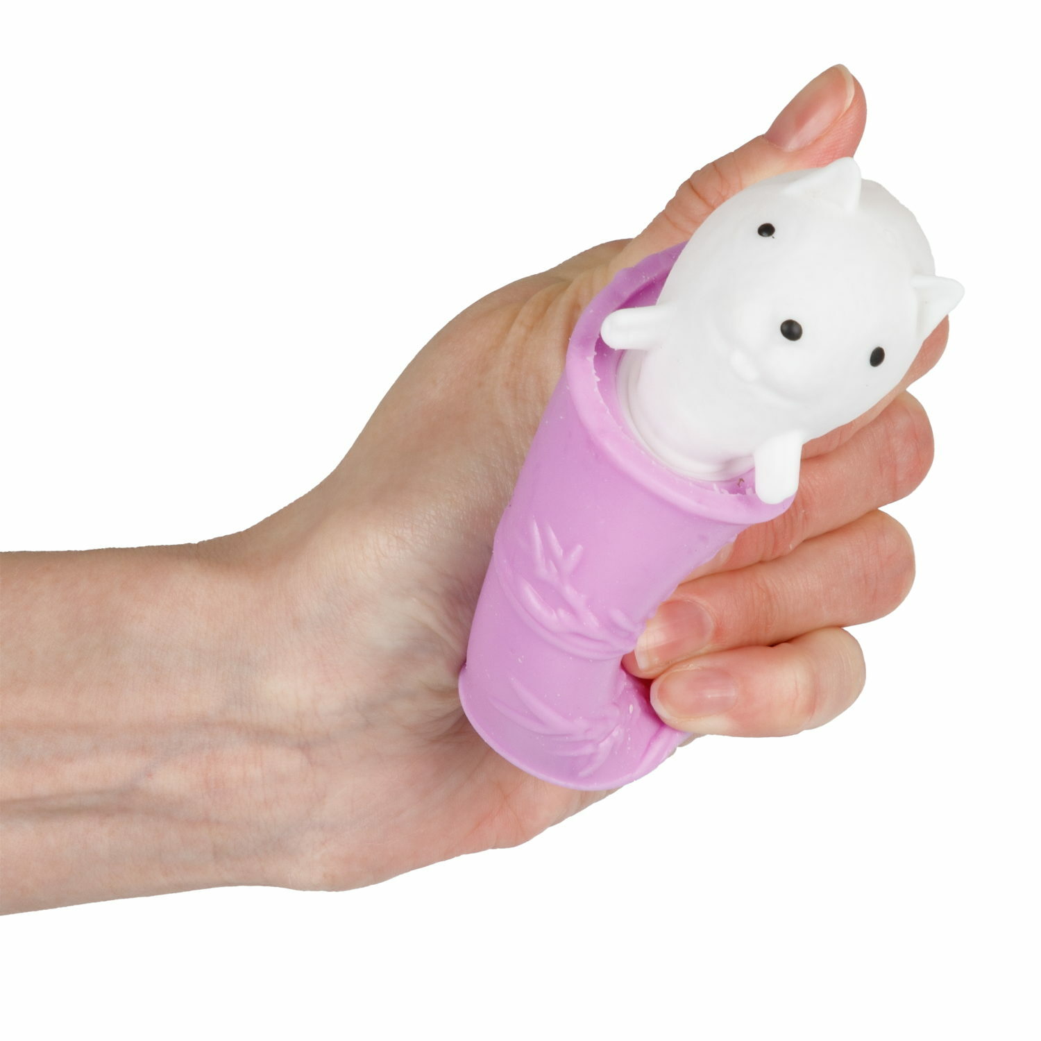 Игрушка-антистресс 1TOY сквиш Бурундук фиолетовый - фото 3