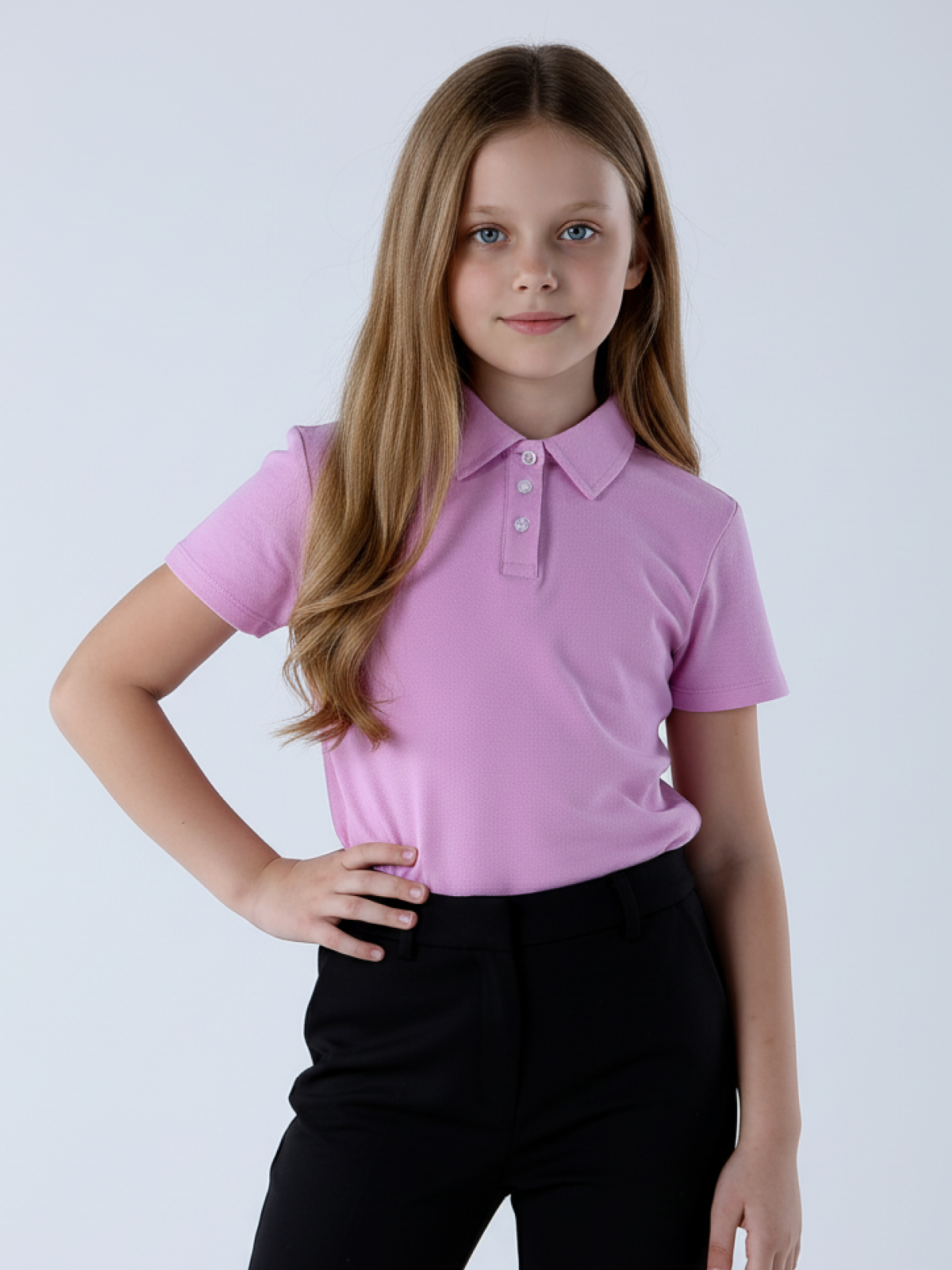 Поло GOJO 624дсиреневый - фото 1