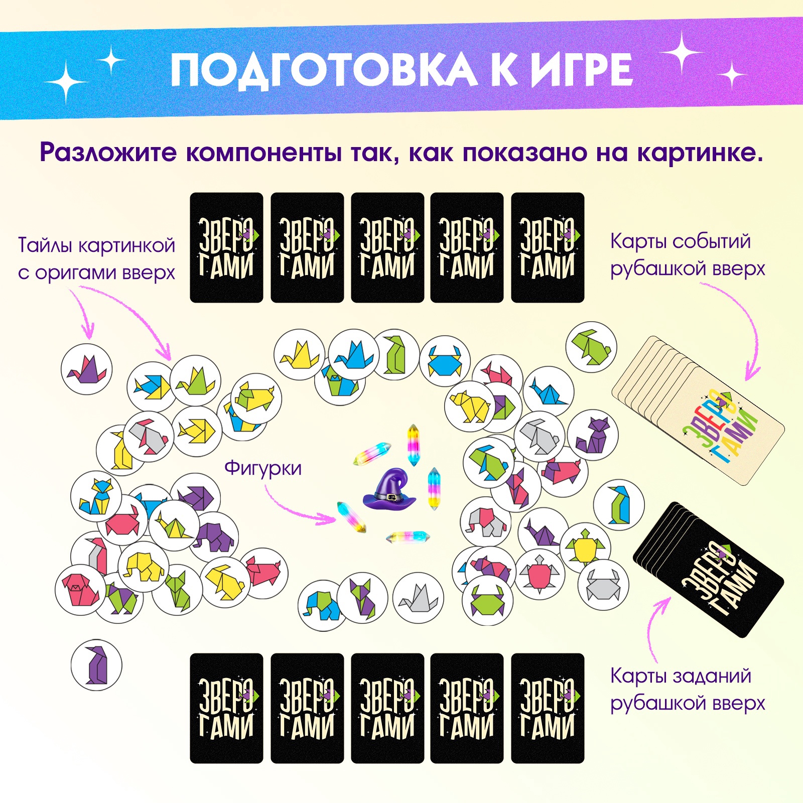 Настольная игра Лас Играс KIDS Зверогами - фото 3