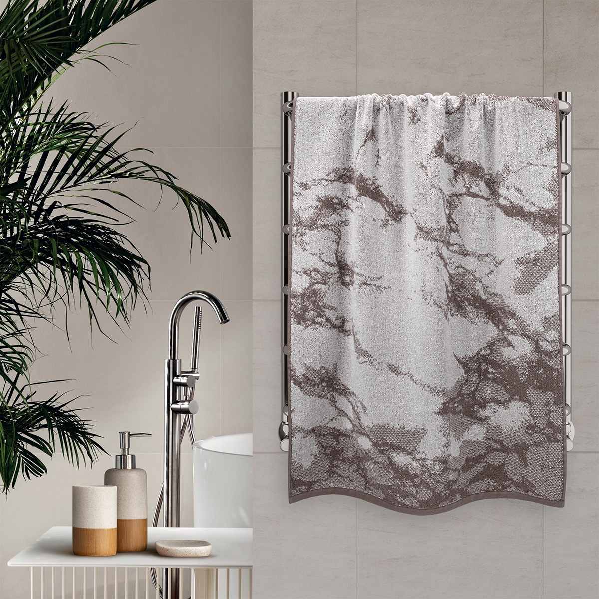 Полотенце BRAVO Marmola 130 x 70 см 1 шт. - фото 3