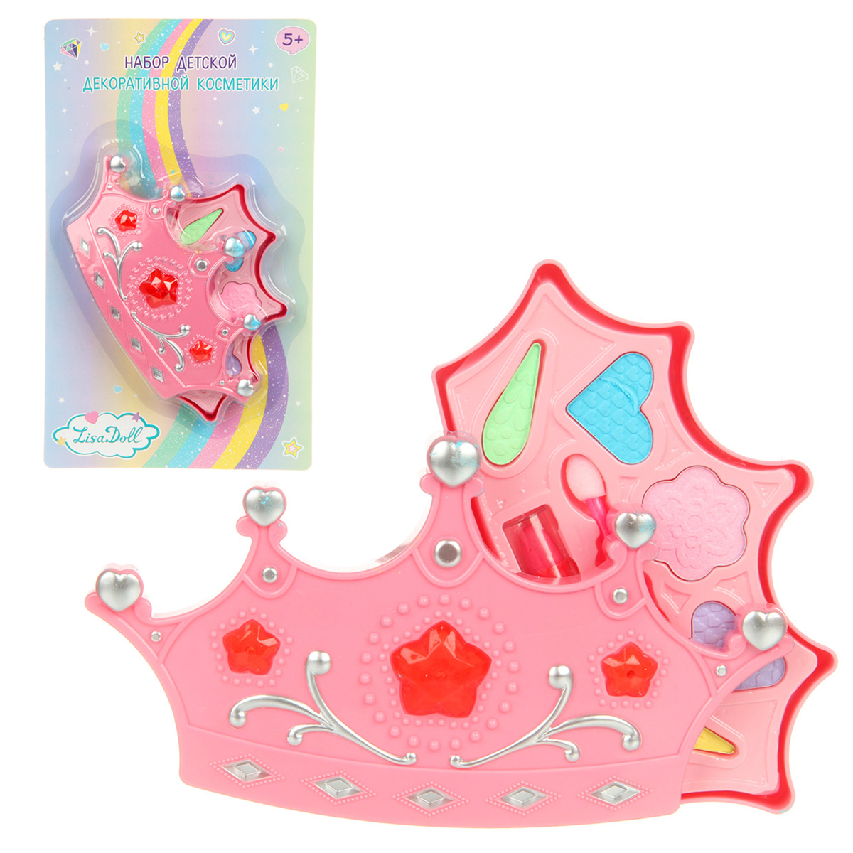 Детская косметика Lisa Doll Тени для век помада аппликатор - фото 9
