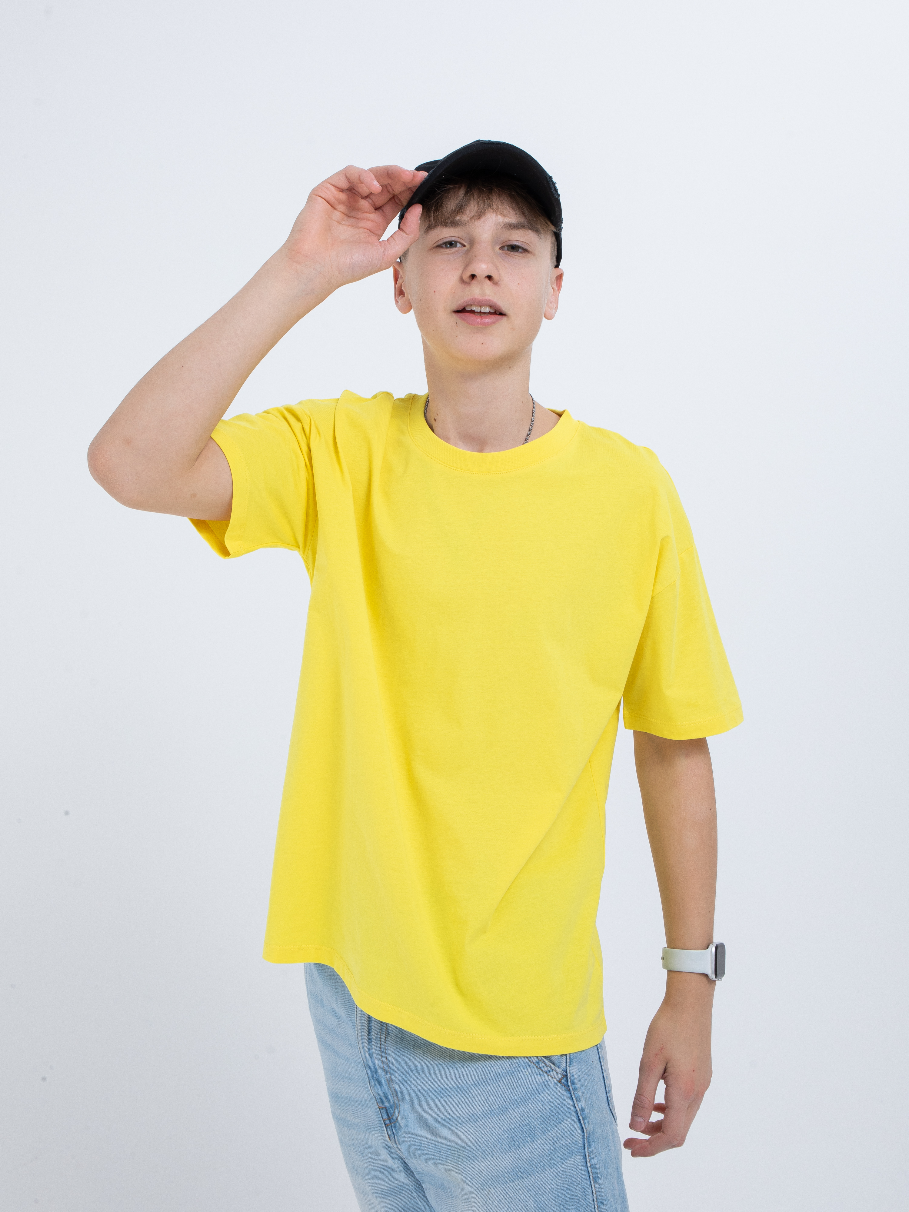 Футболка STELLA MODA 11601._светло-желтый - фото 11